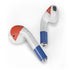 French Flag Distressed Apple AirPods Skin