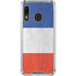 French Flag Distressed Galaxy A30 Clear Case