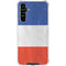 French Flag Distressed Galaxy A54 5G Clear Case