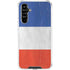 French Flag Distressed Galaxy A54 5G Clear Case