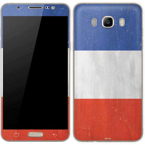French Flag Distressed Galaxy J7 Skin