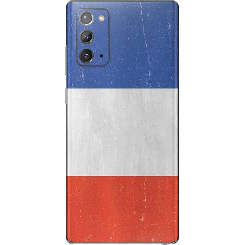 French Flag Distressed Galaxy Note20 5G Skin