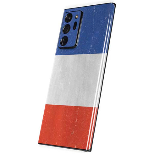 French Flag Distressed Galaxy Note20 Ultra 5G Skin