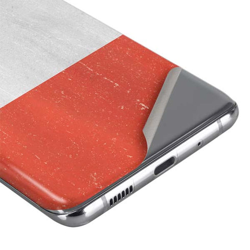 French Flag Distressed Galaxy S20 Plus Skin