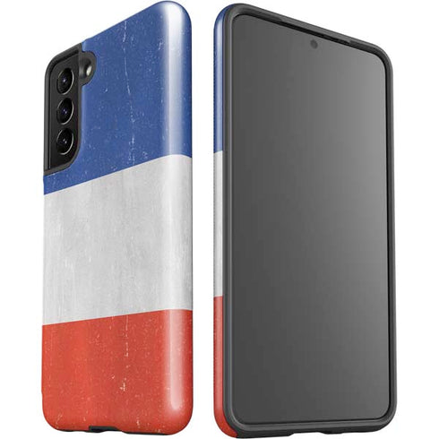 French Flag Distressed Galaxy S21 5G Pro Case