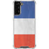 French Flag Distressed Galaxy S21 FE Clear Case