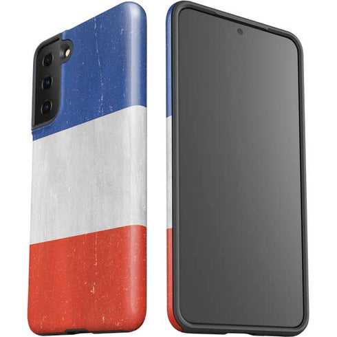 French Flag Distressed Galaxy S21 FE Pro Case