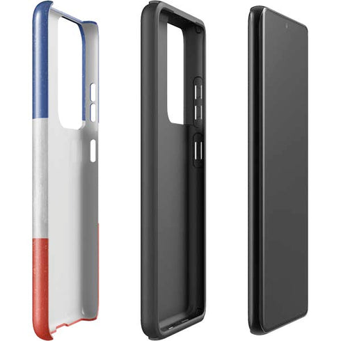 French Flag Distressed Galaxy S21 Ultra 5G Pro Case
