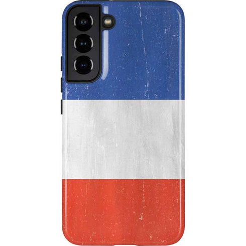 French Flag Distressed Galaxy S22 Plus Pro Case