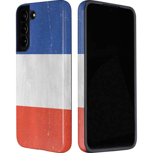 French Flag Distressed Galaxy S22 Pro Case