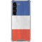 French Flag Distressed Galaxy S23 Clear Case