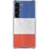 French Flag Distressed Galaxy S23 Clear Case