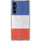 French Flag Distressed Galaxy S23 FE Clear Case