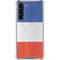 French Flag Distressed Galaxy S23 Plus Clear Case