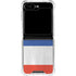 French Flag Distressed Galaxy Z Flip5 5G Clear Case