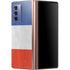 French Flag Distressed Galaxy Z Fold2 5G Skin