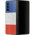 French Flag Distressed Galaxy Z Fold3 5G Skin