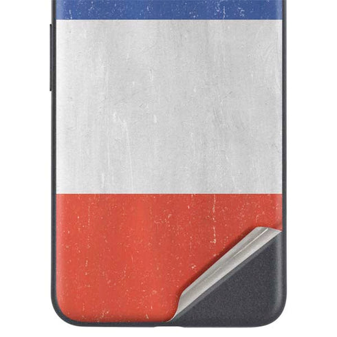 French Flag Distressed Google Pixel 5 Skin