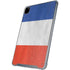 French Flag Distressed iPad Pro 12.9in (2020) Clear Case