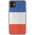 French Flag Distressed iPhone 11 Clear Case