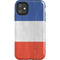 French Flag Distressed iPhone 11 Impact Case