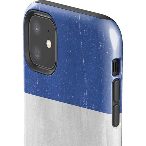 French Flag Distressed iPhone 11 Impact Case