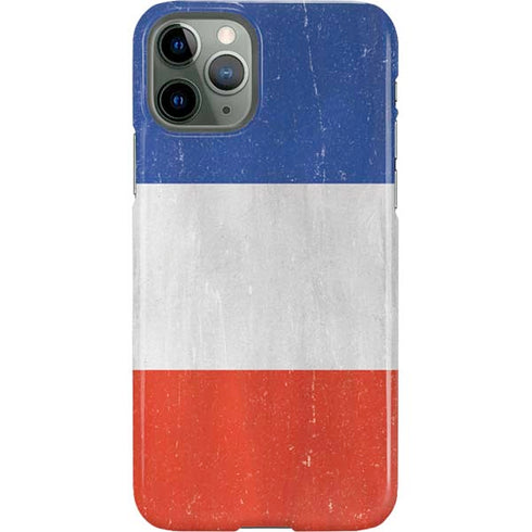 French Flag Distressed iPhone 11 Pro Lite Case
