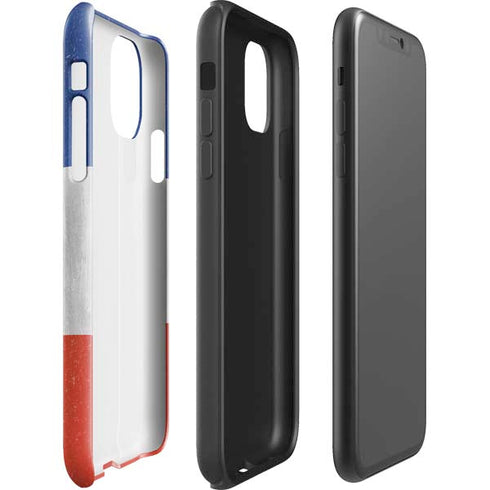 French Flag Distressed iPhone 11 Pro Max Impact Case