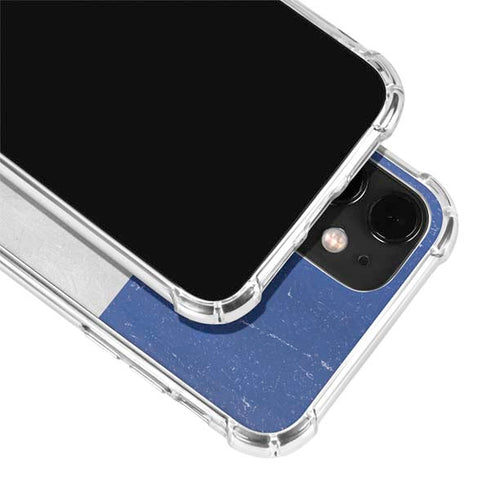 French Flag Distressed iPhone 12 Clear Case