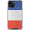 French Flag Distressed iPhone 13 Clear Case
