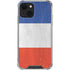 French Flag Distressed iPhone 13 Clear Case