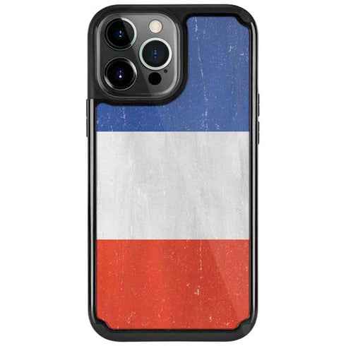 French Flag Distressed iPhone 13 Pro Cargo Case