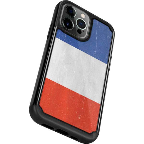 French Flag Distressed iPhone 13 Pro Cargo Case