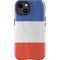 French Flag Distressed iPhone 14 Plus Impact Case