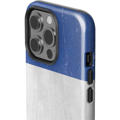 French Flag Distressed iPhone 15 Pro Impact Case