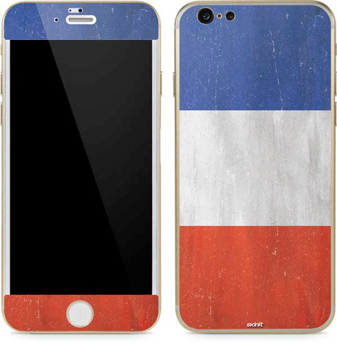 French Flag Distressed iPhone 6/6s Skin