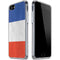 French Flag Distressed iPhone SE (2nd & 3rd Gen) Clear Case