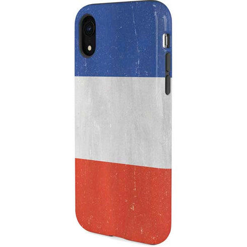 French Flag Distressed iPhone XR Pro Case