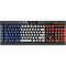 French Flag Distressed K95 RGB PLATINUM Mechanical Gaming Keyboard Skin