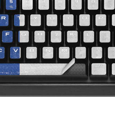 French Flag Distressed K95 RGB PLATINUM Mechanical Gaming Keyboard Skin