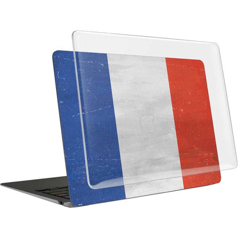 French Flag Distressed MacBook Air 13in M1 (2021) Case plus Skin
