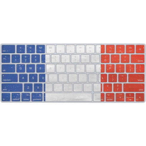 French Flag Distressed Magic Keyboard Skin