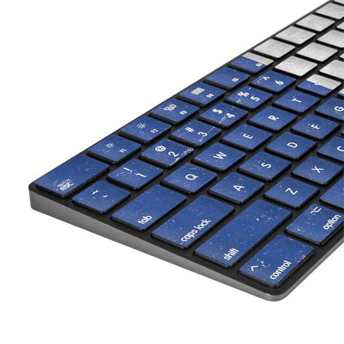 French Flag Distressed Magic Keyboard with Numeric Keypad Skin