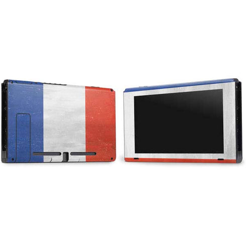French Flag Distressed Nintendo Switch Bundle Skin