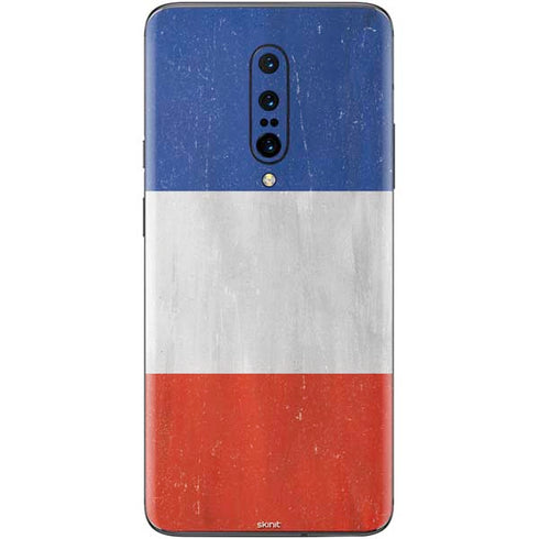 French Flag Distressed OnePlus 7 Pro Skin