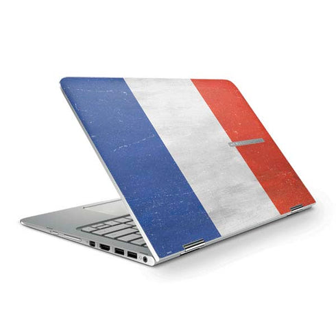 French Flag Distressed HP Spectre Skin