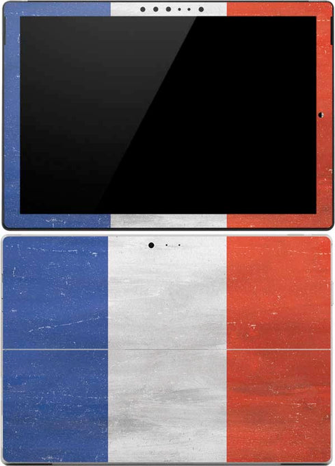 French Flag Distressed Surface Pro 4 Skin