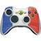 French Flag Distressed Xbox 360 Wireless Controller Skin