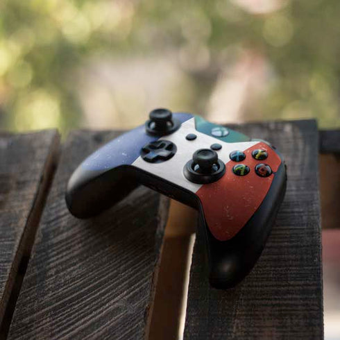 French Flag Distressed Xbox One Controller Skin