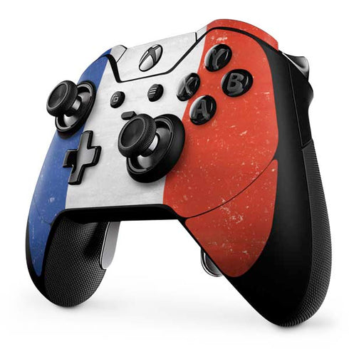 French Flag Distressed Xbox One Elite Controller Skin